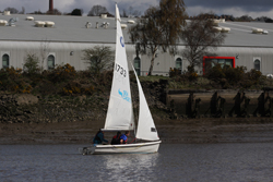 Derwenthaugh Sea Cadet Boat Station Image of Wander Sailing Dinghy