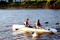 Derwenthaugh Sea Cadet Boat Station Image of Yole Rowing Boat Double 